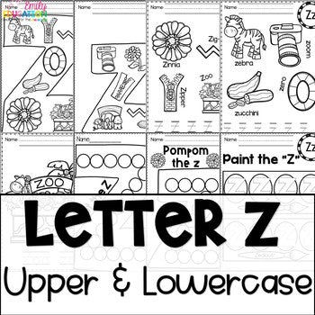 Letter Z Worksheets