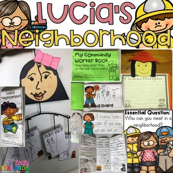 Lucia's Neighborhood 1st Grade Supplement Activities Lesson 4