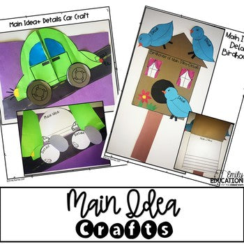 Main Idea Craft Activities