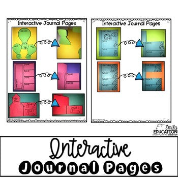 Main Idea - Worksheets, Interactive Journal Pages, Graphic Organizers