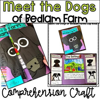 Meet the Dogs of Bedlam Farm Comprehension Craft Activity and Tri-fold