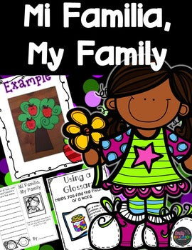 Mi Familia My Family 2nd Grade Supplement Activities Unit 1 Lesson 2