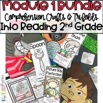 Module 1 | Comprehension Craft & Tri-fold Bundle | 2nd Grade | HMH Into Reading