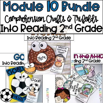 Module 10 | Comprehension Craft & Tri-fold Bundle | 2nd Grade | HMH Into Reading