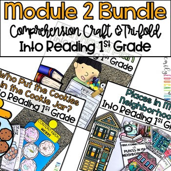 Module 2 | Comprehension Craft & Tri-fold Bundle | 1st Grade | HMH Into Reading