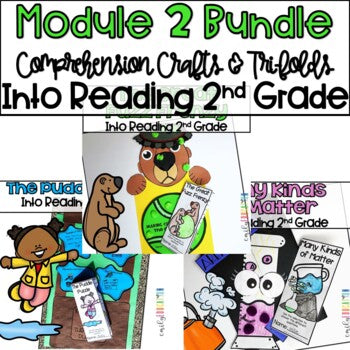 Module 2 | Comprehension Craft & Tri-fold Bundle | 2nd Grade | HMH Into Reading