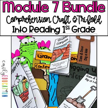 Module 7 | Comprehension Craft & Tri-fold Bundle | 1st Grade | HMH Into Reading