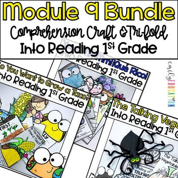 Module 9 | Comprehension Craft & Tri-fold Bundle | 1st Grade | HMH Into Reading