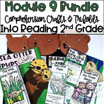 Module 9 | Comprehension Craft & Tri-fold Bundle | 2nd Grade | HMH Into Reading