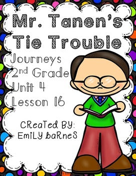 Mr. Tanen's Tie Trouble Supplement Materials Journeys 2nd Grade