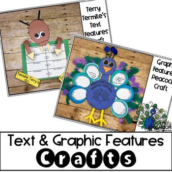 Non-fiction Text and Graphic Features Craft Graphic Organizers