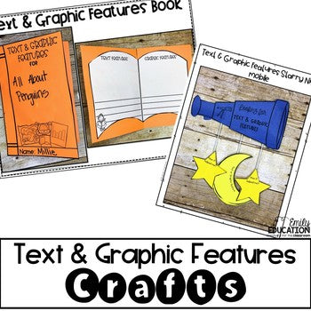 Non-fiction Text and Graphic Features Craft Graphic Organizers