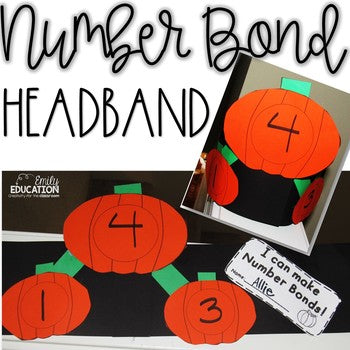 Number Bonds/ Math Mountains Pumpkin Headband