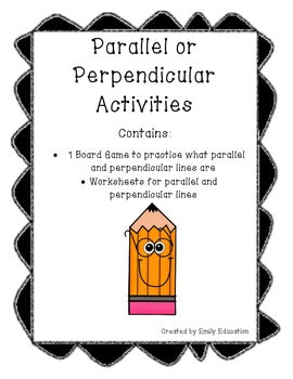 Parallel and Perpendicular Activities