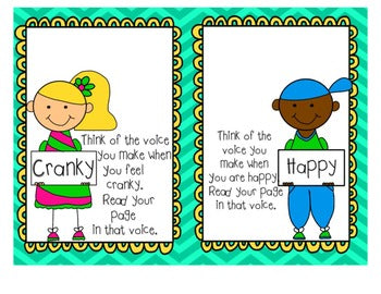 Read it like you're talking! A Fluency Center or group activity.