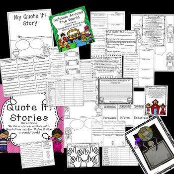 Schools Around the World Supplement Materials Journeys 2nd Grade