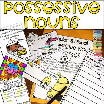 Singular and Plural Possessive Noun Activities