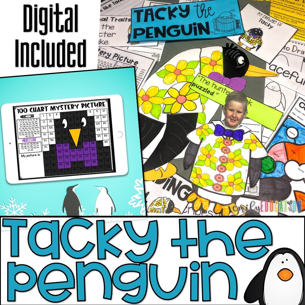 Tacky the Penguin Craft and Activities Digital Included | Seesaw Google