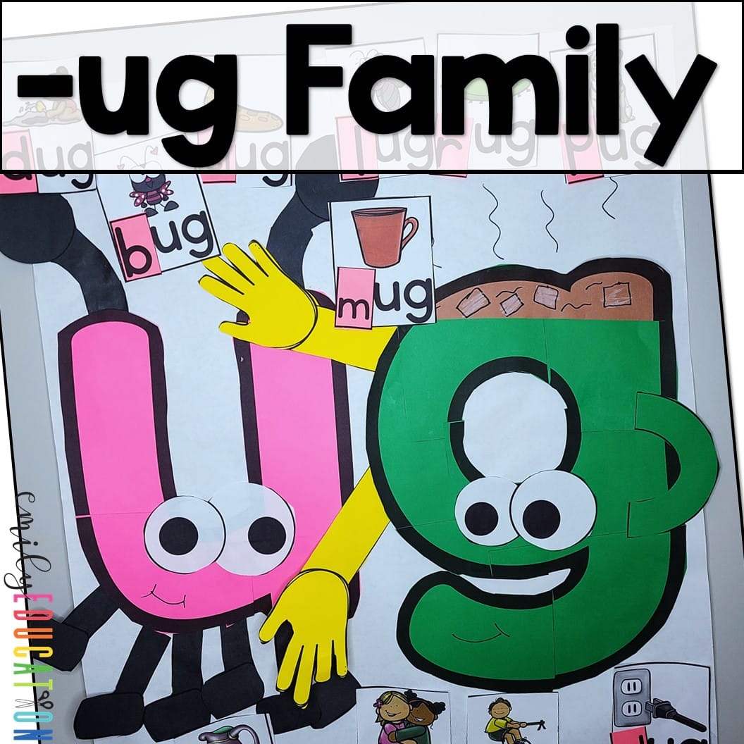 ug Word Family Anchor Chart and Craft Activity