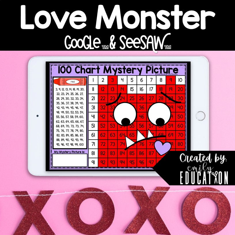 Love Monster Digital Activities | Google and Seesaw