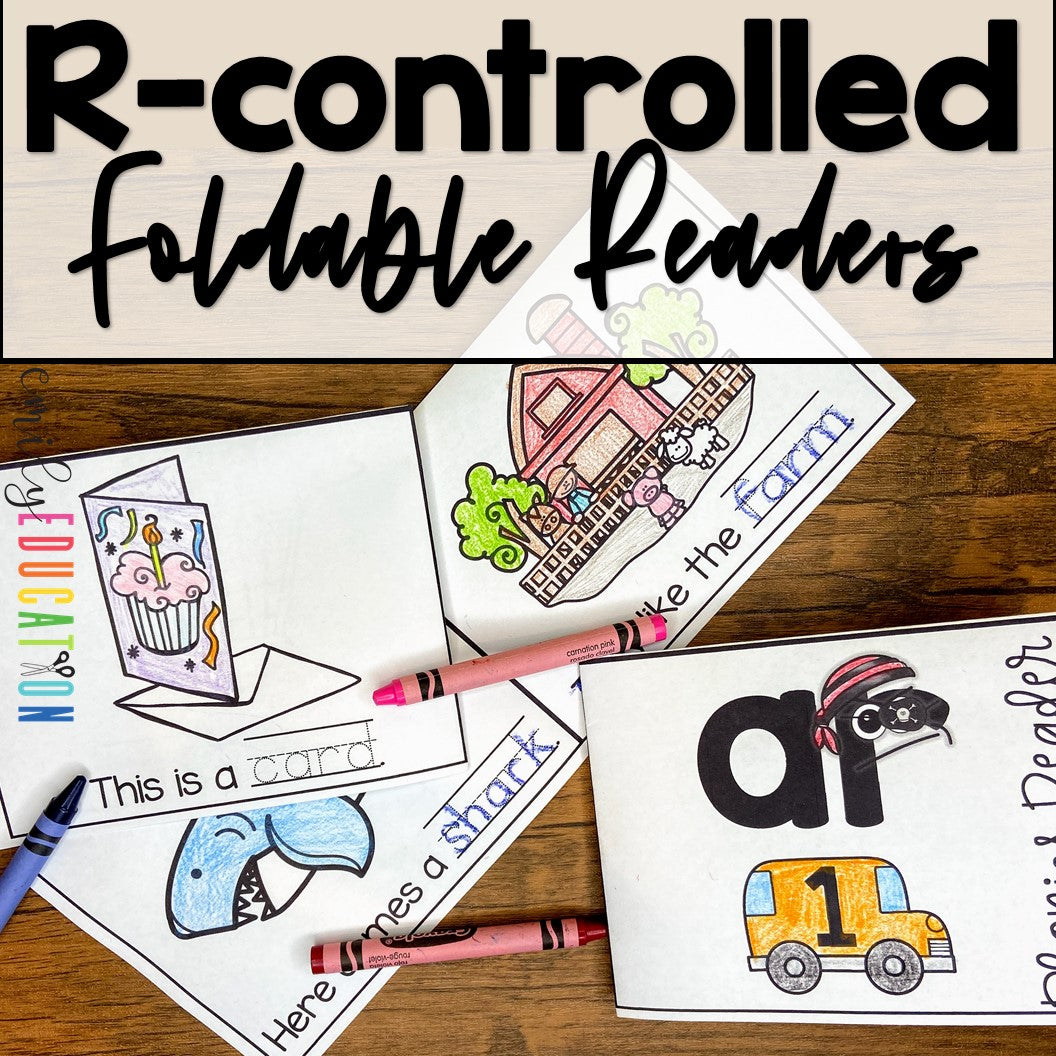 R Controlled Vowels Foldable Readers