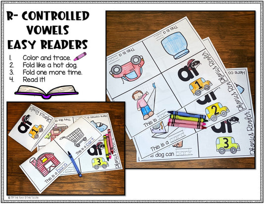 R Controlled Vowels Foldable Readers