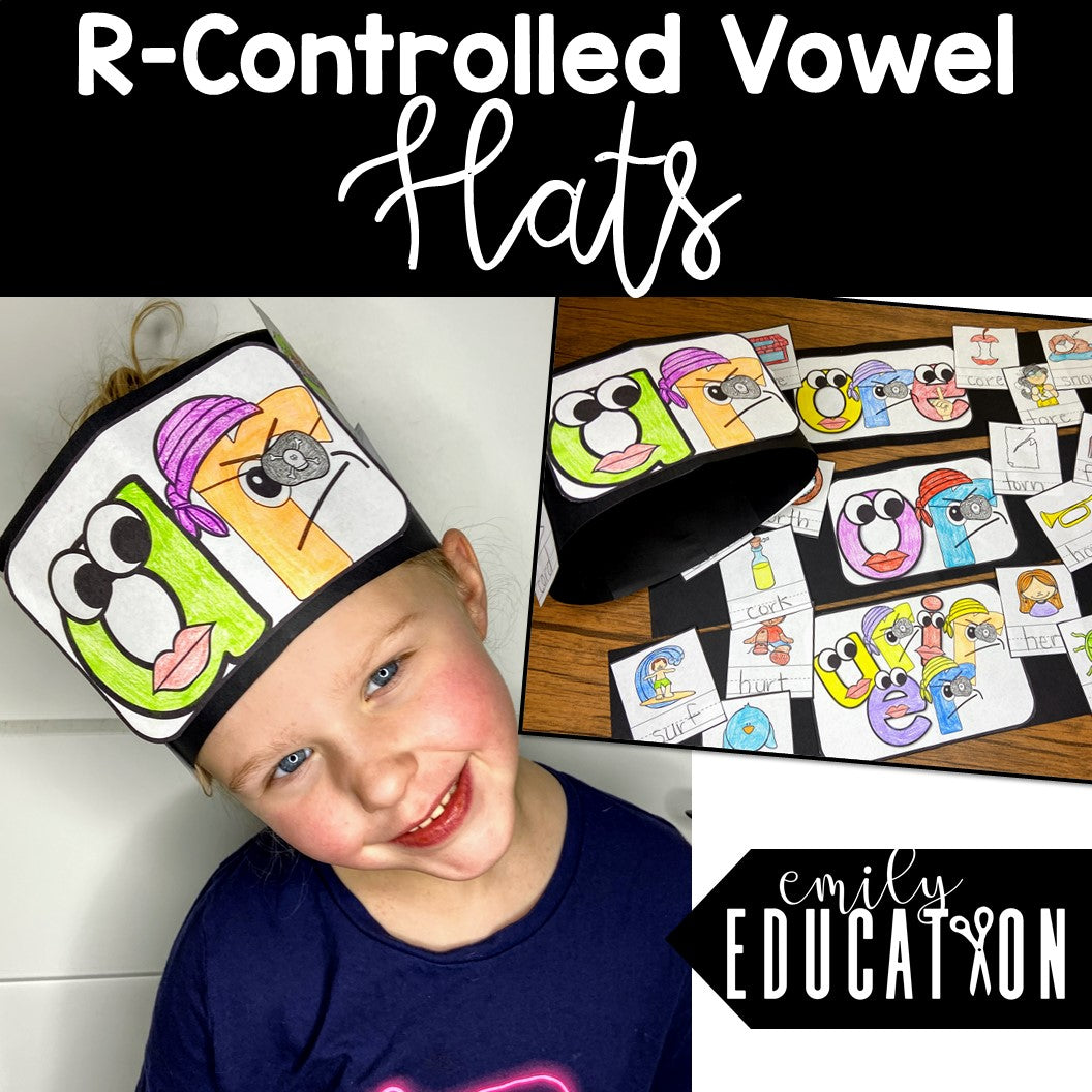 R Controlled Vowels Hat Crafts