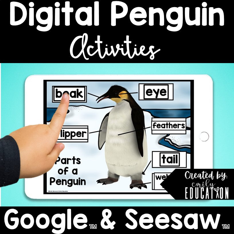 digital penguin activities for google and seesaw