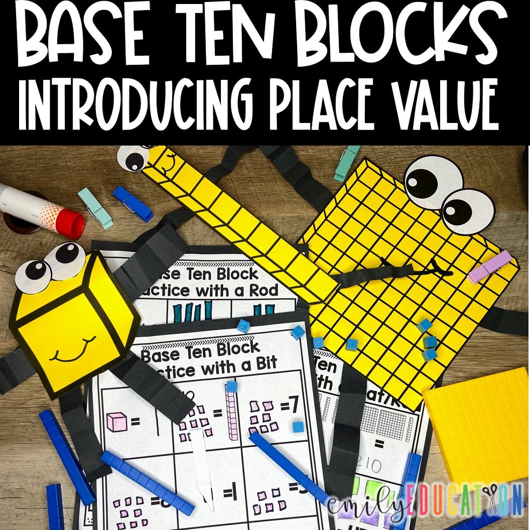 Base Ten Blocks Activities Teaching Place Value