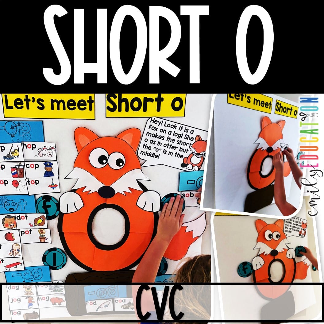 short o anchor chart and activities