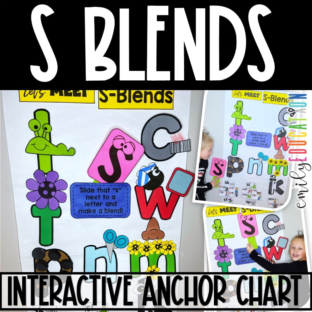 S Blends Interactive Anchor Chart