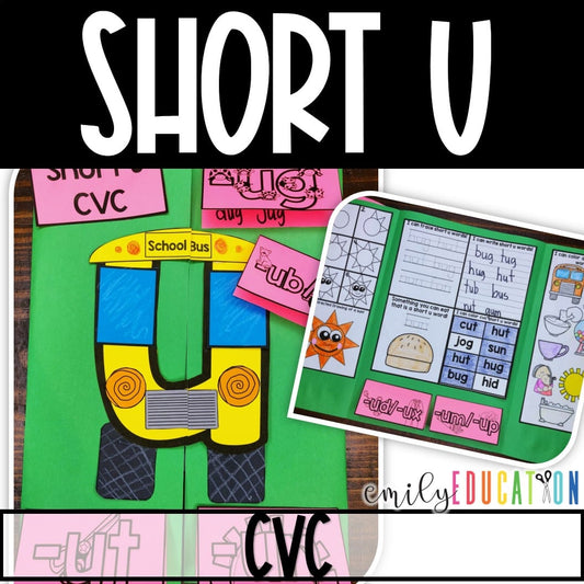 Short U CVC Craft and Directed Drawing