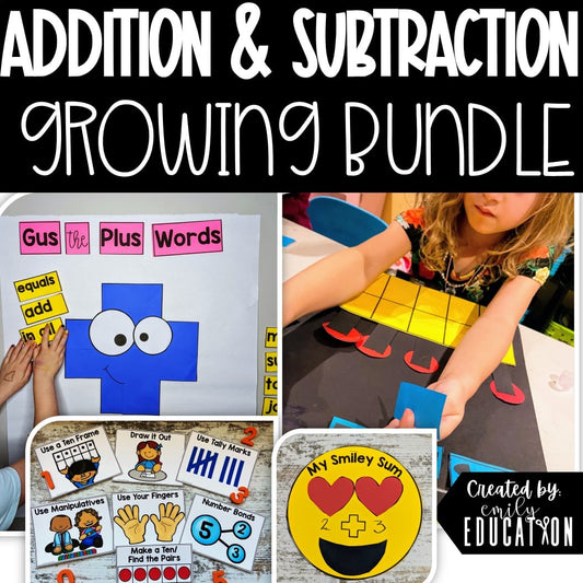 Addition and Subtraction within 20 | GROWING BUNDLE