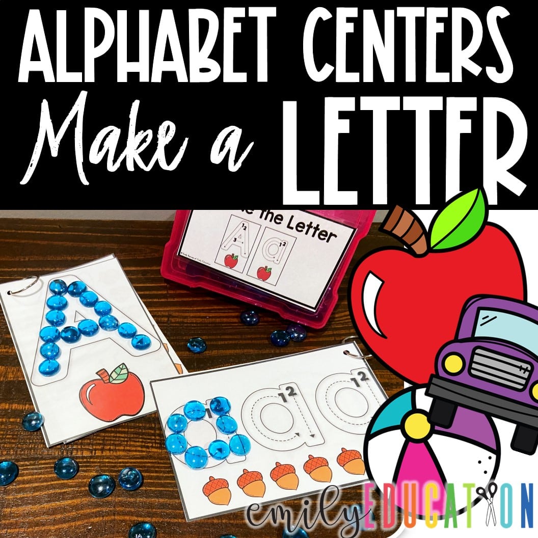 Alphabet Centers Bundle | Letter of the Week/Day Center Choice Board