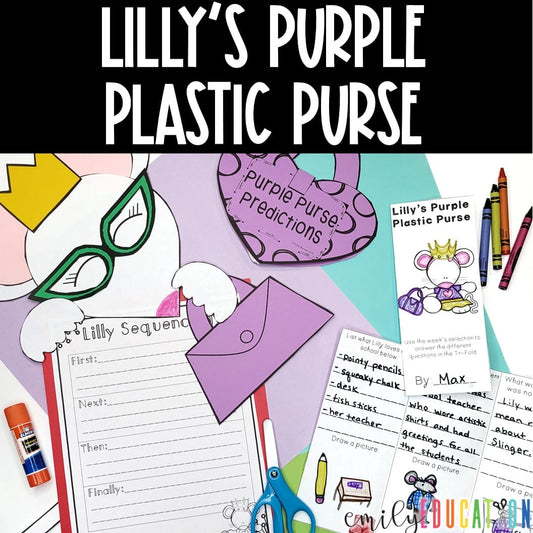 Lilly's Purple Plastic Purse