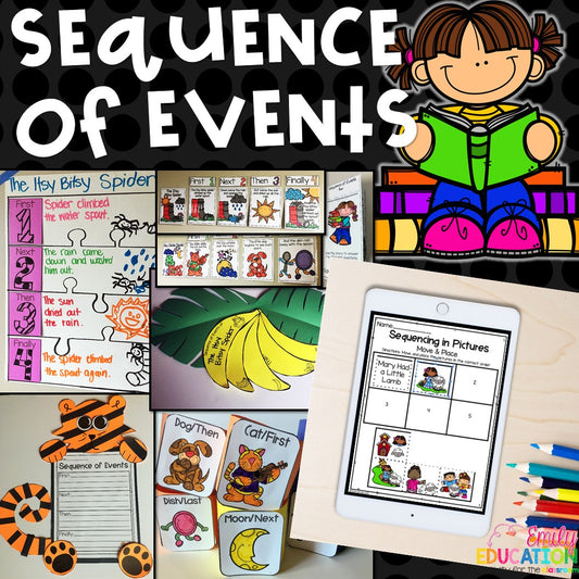 Sequence of Events Activities Google and Seesaw Included