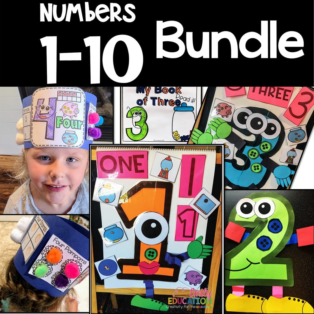 Numbers Sense Activities Number Writing Number Anchor Charts Recognition 1-10