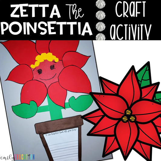 Zetta the Poinsettia Craft Activity