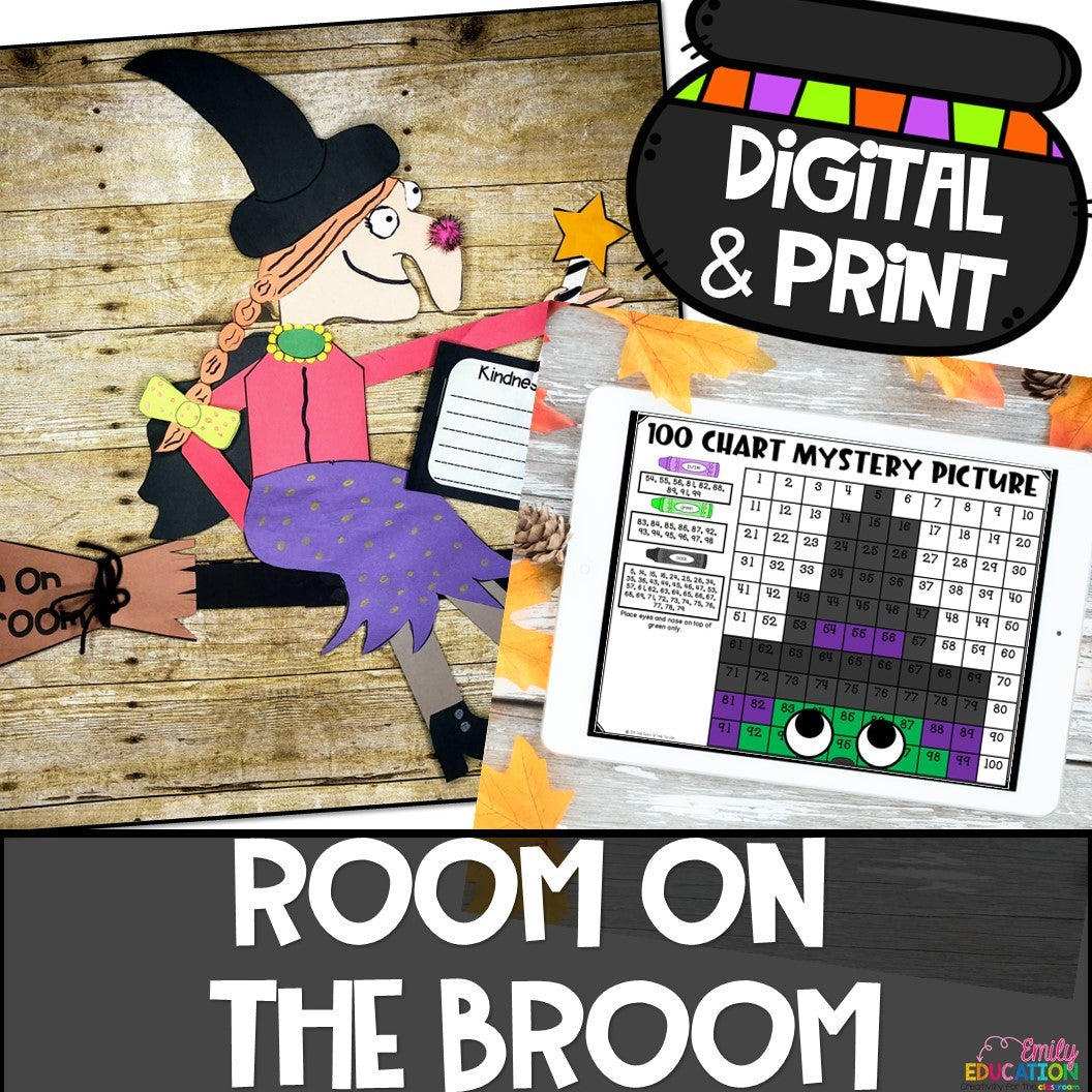 Room on the Broom- Includes Print and Digital Activities