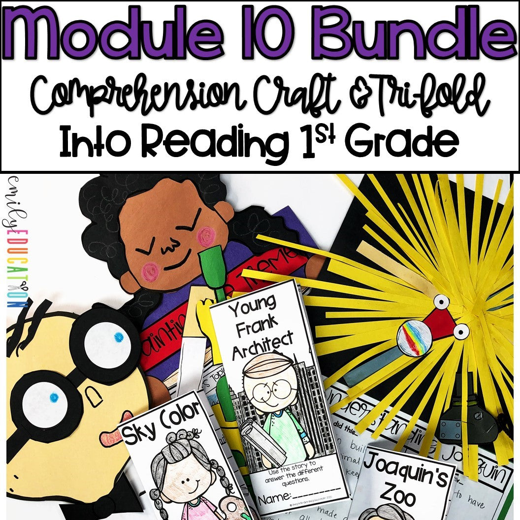 Into Reading First Grade Comprehension Craft and Tri-fold BUNDLE