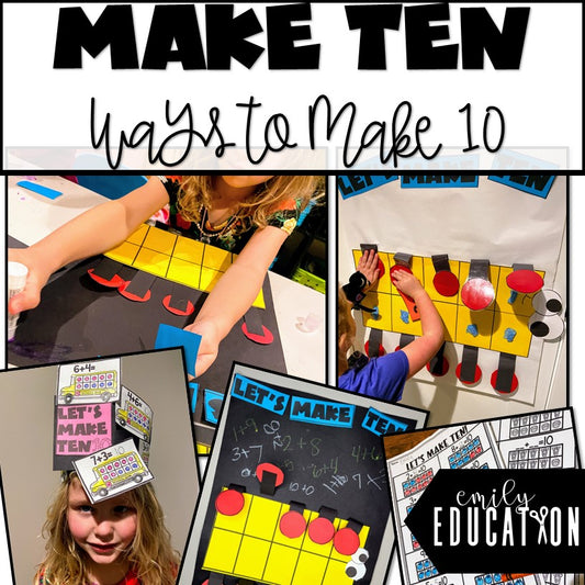 Making Ten with Ten Frames Activity Pack