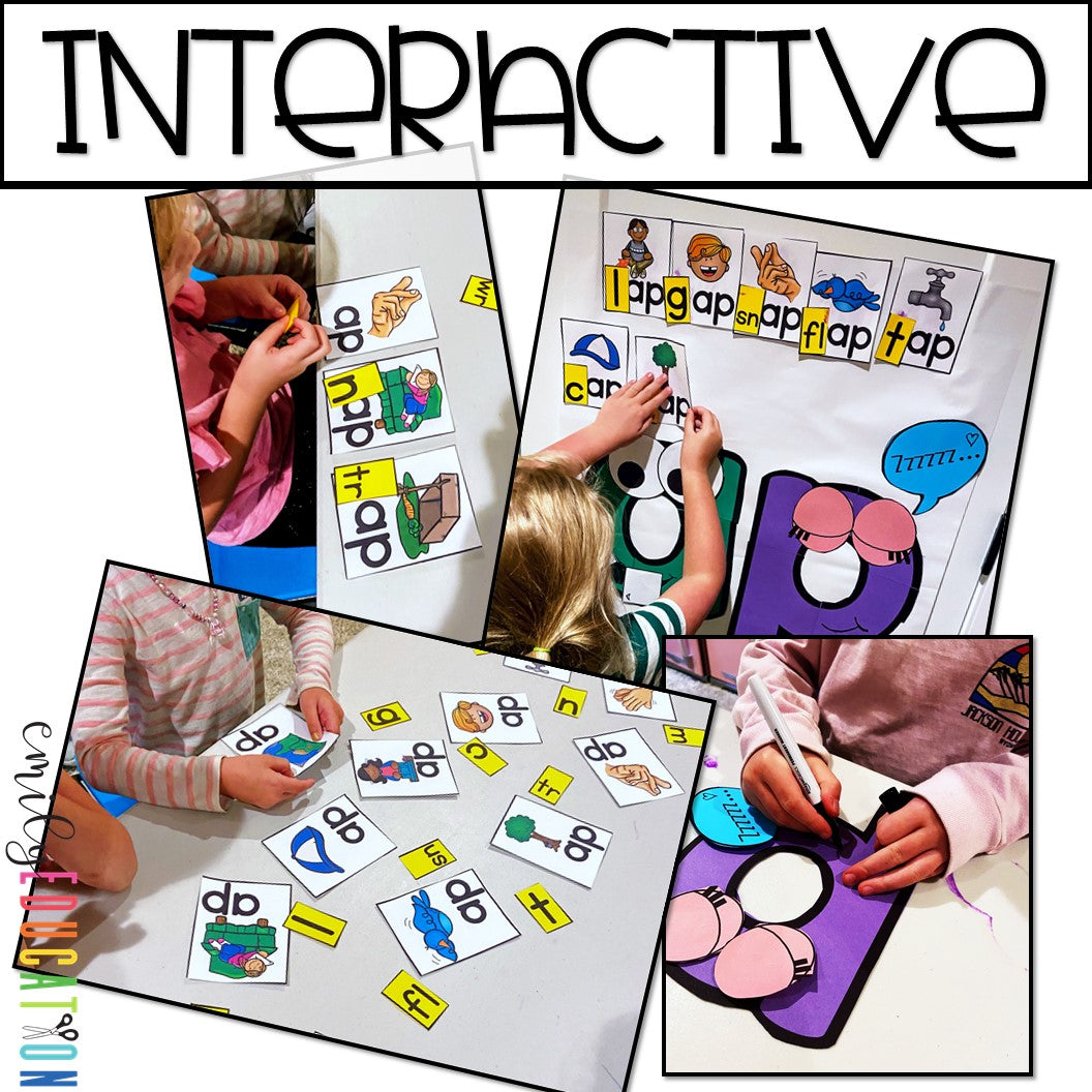 ap Word Family Anchor Chart and Craft Activity