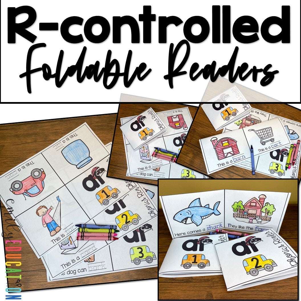 R Controlled Vowels Foldable Readers