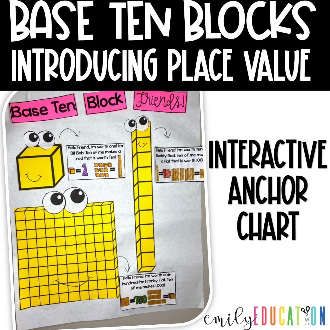 Base Ten Blocks Activities Teaching Place Value