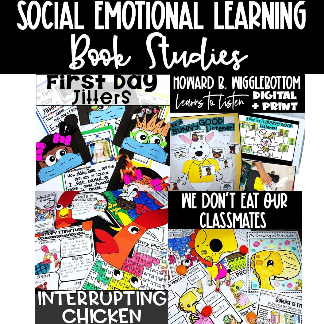 Social Emotional Learning Book Studies BUNDLE