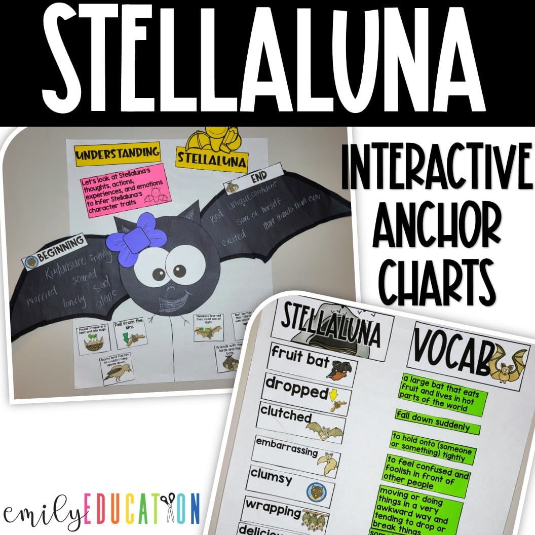 Stellaluna Activities, Craft, Anchor Chart, Directed Drawing and more!