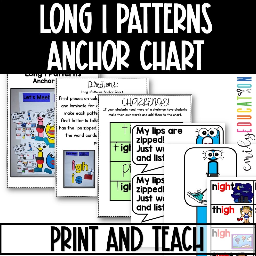 Long I Patterns Interactive Anchor Chart