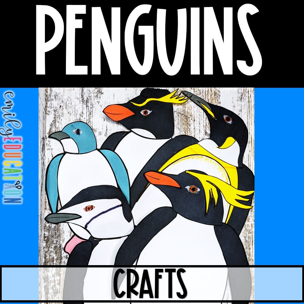 Penguins Nonfiction Activities | Penguin Unit | Penguin Crafts