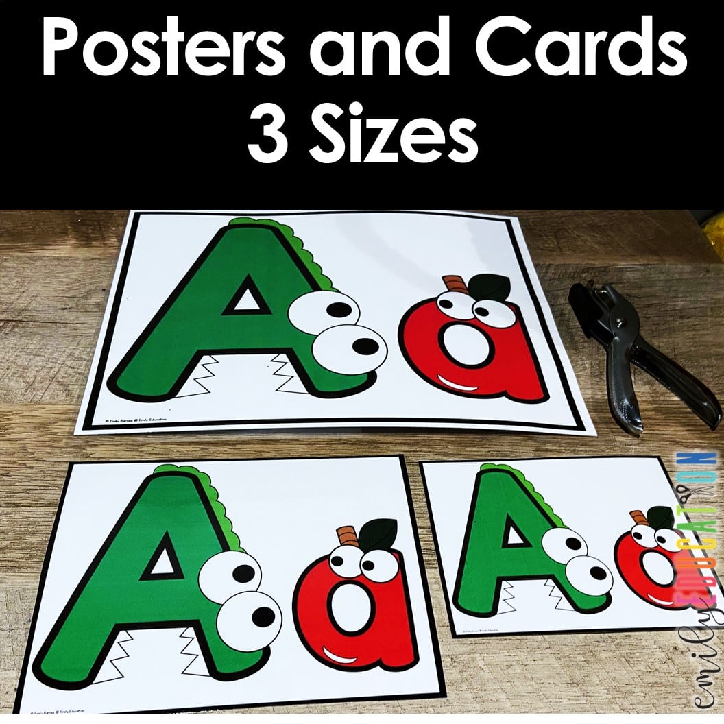 Interactive Alphabet Posters and Flashcards