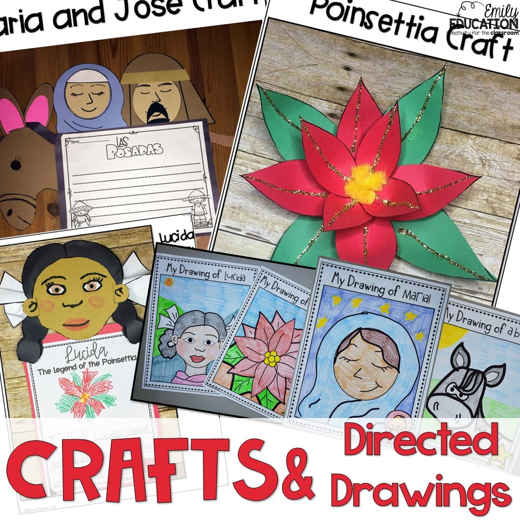 Las Posadas Activities and The Legend of the Poinsettia Seesaw, Google and Print